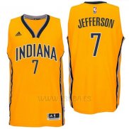 Camiseta Indiana Pacers Al Jefferson #7 Amarillo