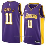 Camiseta Los Angeles Lakers Joel Berry Ii #11 Statement 2018 Violeta