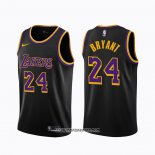 Camiseta Los Angeles Lakers Kobe Bryant #24 Earned 2020-21 Negro