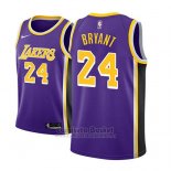 Camiseta Los Angeles Lakers Kobe Bryant #24 Statement 2018 Violeta