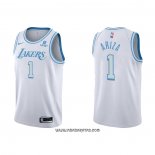 Camiseta Los Angeles Lakers Trevor Ariza #1 Ciudad 2021-22 Blanco