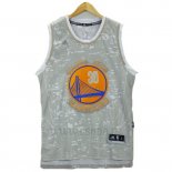 Camiseta Luces De La Ciudad Golden State Warriors Stephen Curry #30 Gris