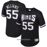 Camiseta Manga Corta Sacramento Kings Jason Williams #55 Negro