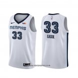 Camiseta Memphis Grizzlies Marc Gasol #33 Association Blanco