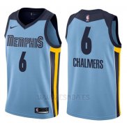 Camiseta Memphis Grizzlies Mario Chalmers #6 Statement 2017-18 Azul
