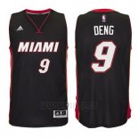 Camiseta Miami Heat Luol Deng #9 Negro