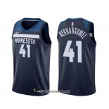 Camiseta Minnesota Timberwolves Juancho Hernangomez #41 Icon 2019-20 Azul