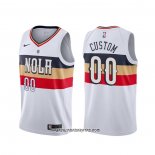 Camiseta New Orleans Pelicans Personalizada Earned Blanco