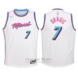 Camiseta Nino Miami Heat Goran Dragic Ciudad #7 2017-18 Blanco