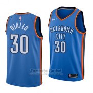 Camiseta Oklahoma City Thunder Hamidou Diallo #30 Icon 2018 AzulBlanco