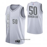 Camiseta Oklahoma City Thunder Jeremiah Robinson-Earl #50 Ciudad 2021-22 Blanco