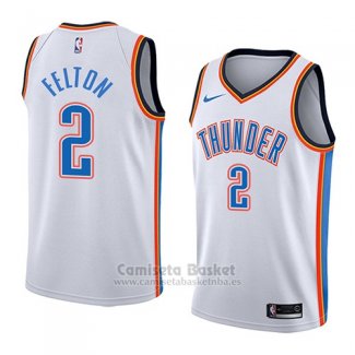 Camiseta Oklahoma City Thunder Raymond Felton #2 Association 2018 Blanco