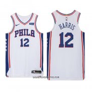 Camiseta Philadelphia 76ers Tobias Harris #12 Association Blanco