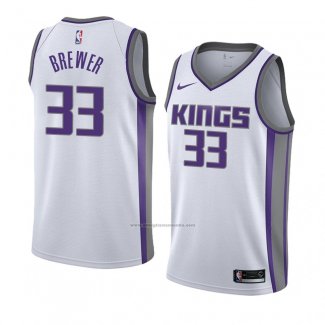 Camiseta Sacramento Kings Corey Brewer #33 Association 2018 Blanco