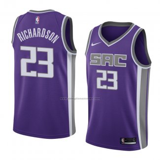 Camiseta Sacramento Kings Malachi Richardson #23 Icon 2018 Violeta