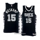 Camiseta San Antonio Spurs Joe Wieskamp #15 Statement 2022-23 Negro
