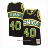 Camiseta Seattle SuperSonics Shawn Kemp #40 Mitchell & Ness 1994-95 Negro