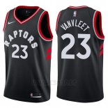 Camiseta Toronto Raptors Fred Vanvleet #23 Statement 2017-18 Negro