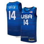 Camiseta USA 2021 Draymond Green #14 Azul