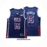 Camiseta USA 2024 Devin Booker #15 Azul1