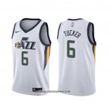 Camiseta Utah Jazz Rayjon Tucker #6 Association Edition Blanco