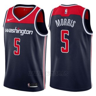 Camiseta Washington Wizards Markieff Morris #5 Statement 2017-18 Azul