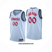 Camiseta Washington Wizards Personalizada Ciudad 2024-25 Azul