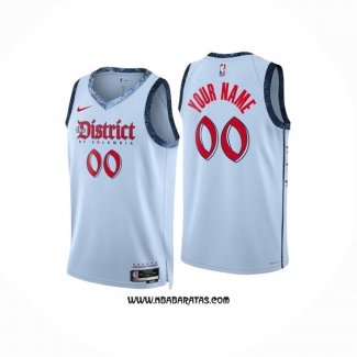 Camiseta Washington Wizards Personalizada Ciudad 2024-25 Azul