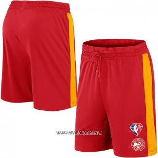 Pantalone Atlanta Hawks 75th Anniversary Rojo