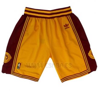 Pantalone Cleveland Cavaliers Retro Amarillo