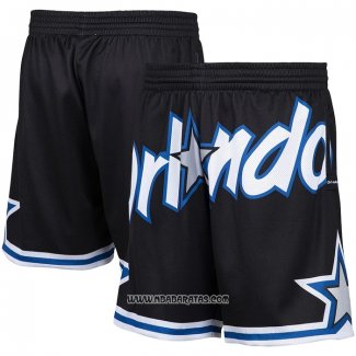 Pantalone Orlando Magic Big Face Mitchell & Ness Negro