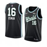 Camiseta 2019 Rising Star Cedi Osman #16 USA Negro