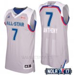 Camiseta All Star 2017 New York Knicks Carmelo Anthony #7 Gris