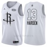 Camiseta All Star 2018 Houston Rockets James Harden #13 Blanco