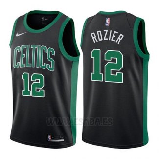 Camiseta Boston Celtics Terry Rozier #12 Statement 2017-18 Negro