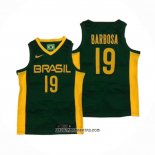 Camiseta Brasil Leandro Barbosa #19 2019 FIBA Baketball World Cup Verde