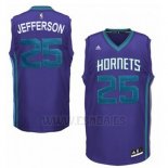 Camiseta Charlotte Hornets Al Jefferson #25 Violeta