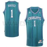 Camiseta Charlotte Hornets Muggsy Bogues #1 Retro Verde