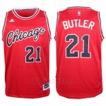 Camiseta Chicago Bulls Jimmy Butler #21 Retro Rojo