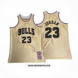 Camiseta Chicago Bulls Michael Jordan #23 75th Anniversary Mitchell & Ness 1997-98 Oro