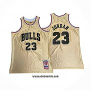 Camiseta Chicago Bulls Michael Jordan #23 75th Anniversary Mitchell & Ness 1997-98 Oro