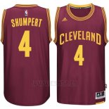 Camiseta Cleveland Cavaliers Iman Shumpert #4 2015 Rojo