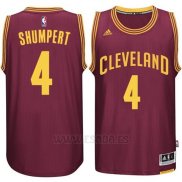 Camiseta Cleveland Cavaliers Iman Shumpert #4 2015 Rojo