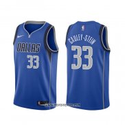 Camiseta Dallas Mavericks Willie Cauley-Stein #33 Icon Azul