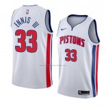 Camiseta Detroit Pistons James Ennis Iii #33 Association 2018 Blanco