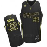 Camiseta Electricidad Moda Los Angeles Clippers Blake Griffin #32 Negro