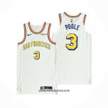 Camiseta Golden State Warriors Jordan Poole #3 Classic Autentico Blanco