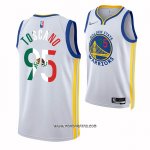Camiseta Golden State Warriors Juan Toscano-Anderson #95 2022 Slam Dunk Special Mexico Edition Blanco Camiseta Golden State Warriors Juan Toscano-Anderson #95 2022 Slam Dunk Special Mexico Edition Blanco