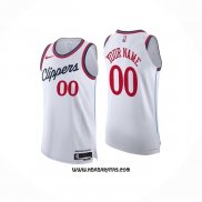 Camiseta Los Angeles Clippers Personalizada Association 2024-25 Blanco