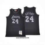Camiseta Los Angeles Lakers Kobe Bryant #24 Swingman Mitchell & Ness 1996-97 Negro